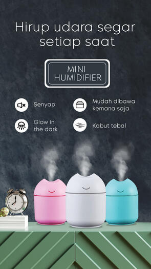 Mini Humidifier - Rp50.000